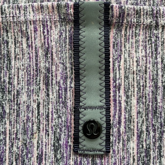 Lululemon Vinyasa Scarf *Rulu Space Dye Camo tender violet/Blk grape EUC - Picture 11 of 11